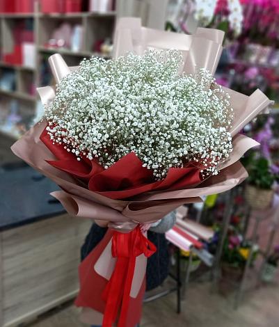 Букет цветов из: Гипсофила в Мегете