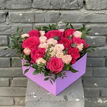 Цветочная композиция из Розы в коробке в Мегете