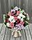 Букет цветов из: Альстромерии, Гвоздики, Розы и Хризантемы в Мегете