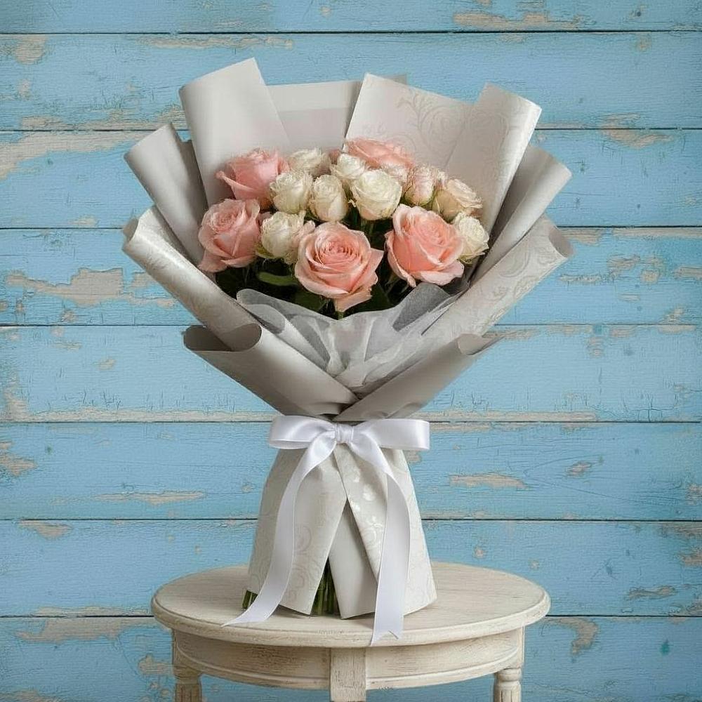 Букет цветов из: Розы в Мегете