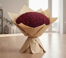 Букет 101 Красная роза #REPLACE_PRED# Мегете