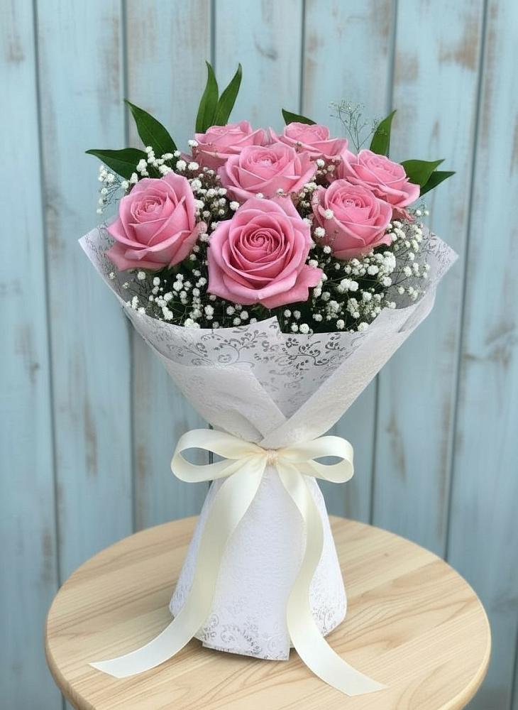 Букет цветов из: Розы в Мегете