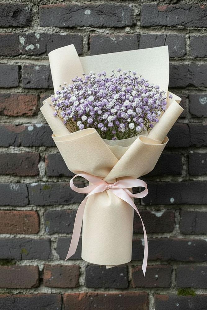 Букет цветов из: Гипсофила в Мегете