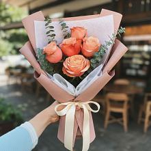 Букет цветов из:  Розы #REPLACE_PRED# Мегете