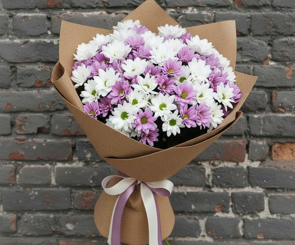 Букет цветов из: Хризантемы в Мегете