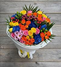 Букет цветов из:  Розы и Хризантемы в Мегете
