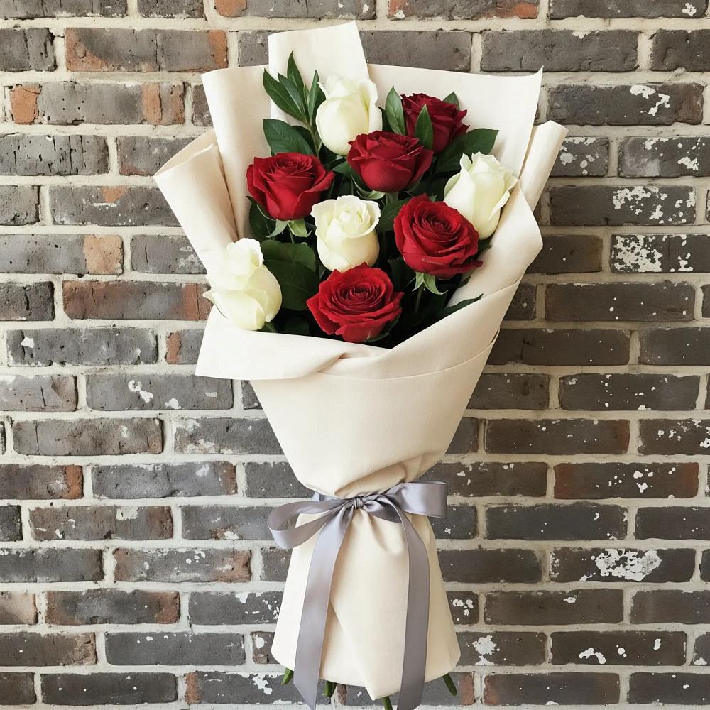 Букет цветов из: Розы в Мегете