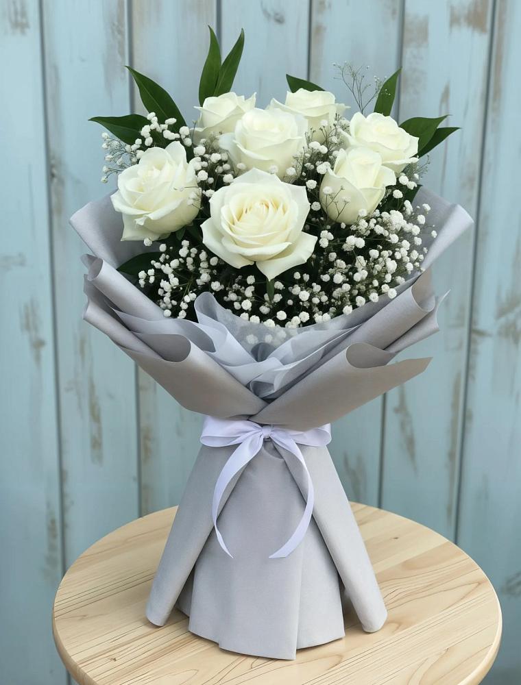 Букет цветов из: Розы в Мегете