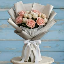 Букет цветов из:  Розы в Мегете