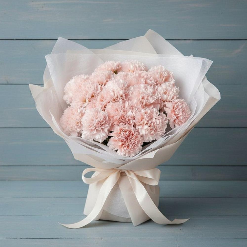 Букет цветов из: Гвоздики в Мегете